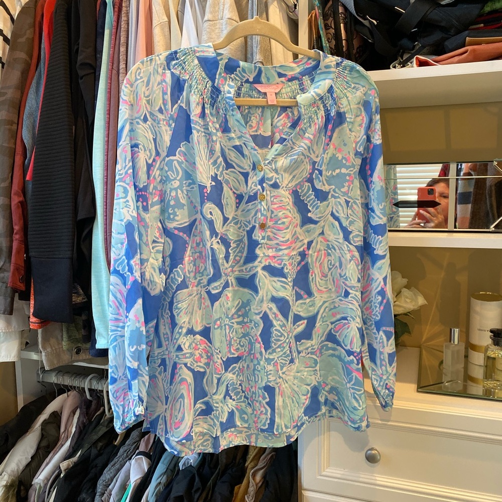 Lilly Pulitzer Silk Top